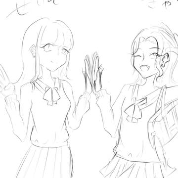 創作女の子たち