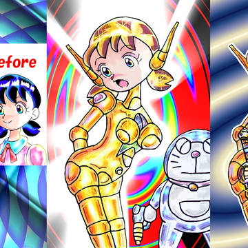 イラスト:機械化しずかちゃん