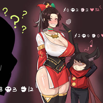 不参团在野区偷偷做爱的两人···