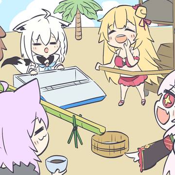 流しのそうめん売り