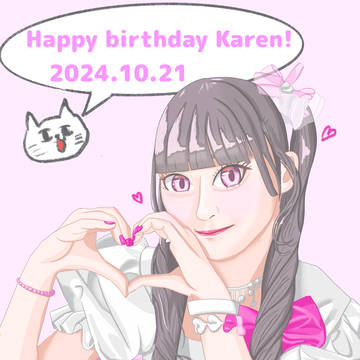 橘花怜ちゃん生誕イラスト2024