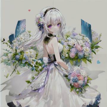 礼服花花