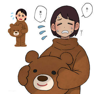 着ぐるみはとっても暑い
