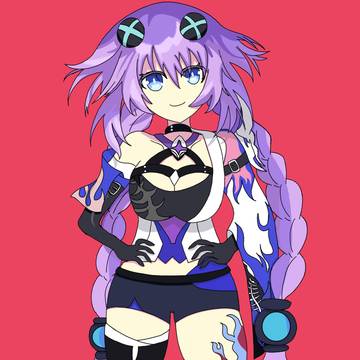 Purple heart in acheron suit