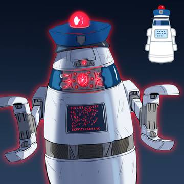 いらすとやチャレンジ「警備ロボット」