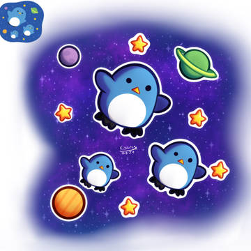 S P A C E   P E N G U I N S 🐧🌌💫