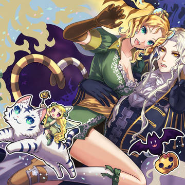 仮装アルカードとマリア