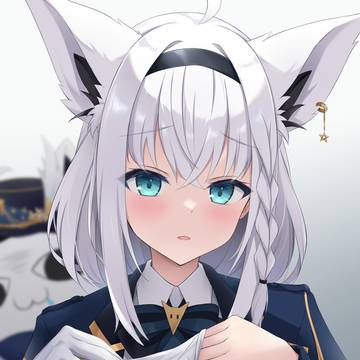 手袋を脱ぐフブさん