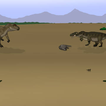 Allosaurus & Ceratosaurus