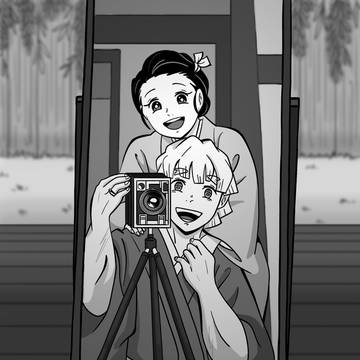 我妻夫婦写真