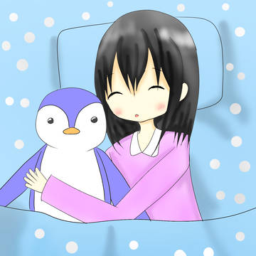 おやすみ中のうちの子佐奈ちゃん