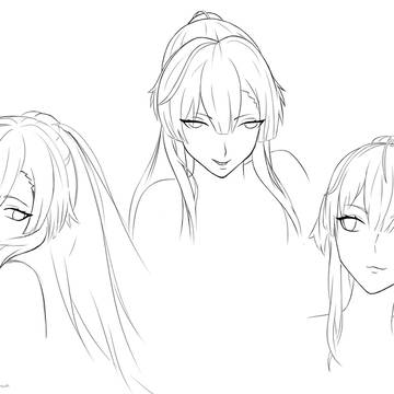 Katya Klein doodles/practice