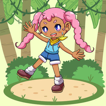 Meg chan from Poketoon