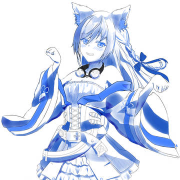 制作中の絵たち