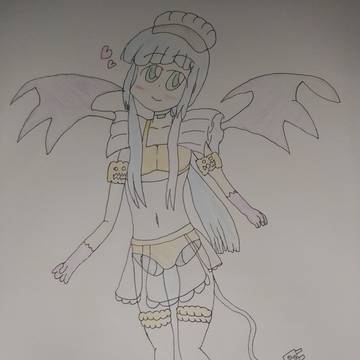ハロウィン仕様のメイドロボ アオイさん