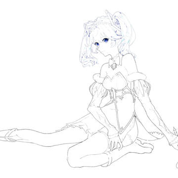 Miku线稿~