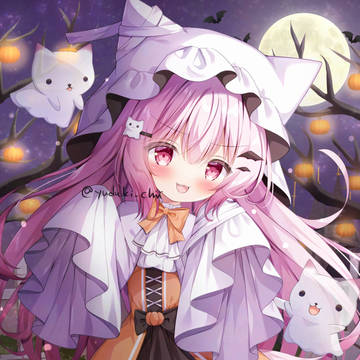 【お仕事】あいしてるぅ様ハロウィンイラスト