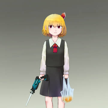 ルーミアとカボチャ