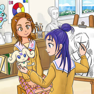 ふたりはプリキュア スプラッシュスター 美術部室の舞ちゃん!
