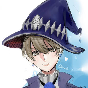 青い薔薇の清楚オネェ魔道士様