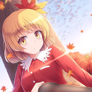 秋麗の空