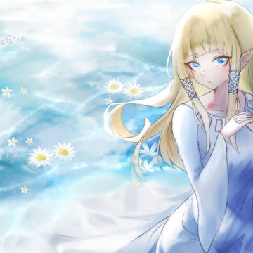 水と花と巫女と