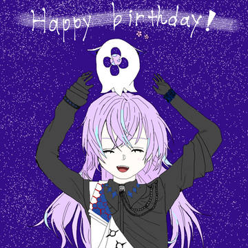 誕生日絵とハロウィン絵