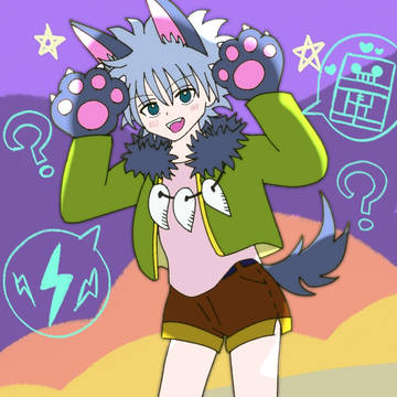 オオカミの仮装キルア