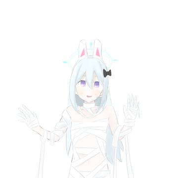 ミヤコに包帯巻いた