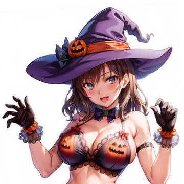 ハロウィンの魔女