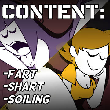 Lila and jaune farting