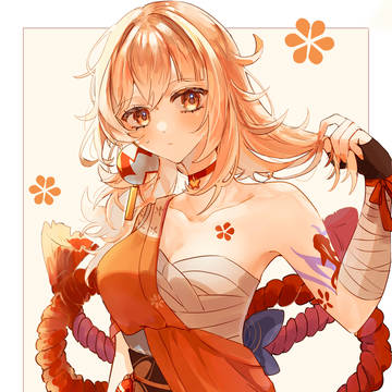 髪下ろし宵宮