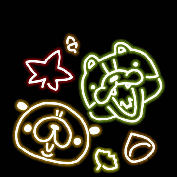 ぶるどっくまとぱぐま 11月カレンダー