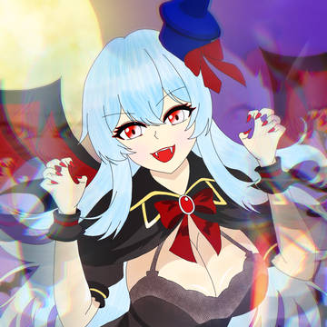 ハロウィン慧音先生