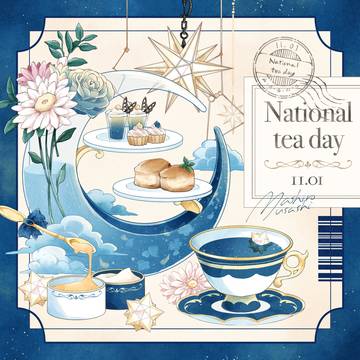 星夜の紅茶と三日月アフタヌーンティー