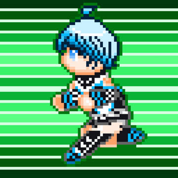VTuber詩村りの　走ってるドット絵