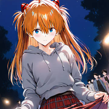 深夜のアスカちゃん