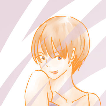 イタヅラ顔。