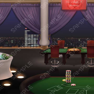 【お仕事】赤戯レオ様【配信背景】