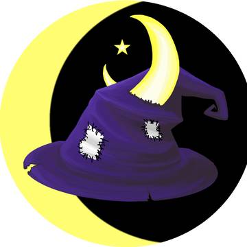witches moon hat
