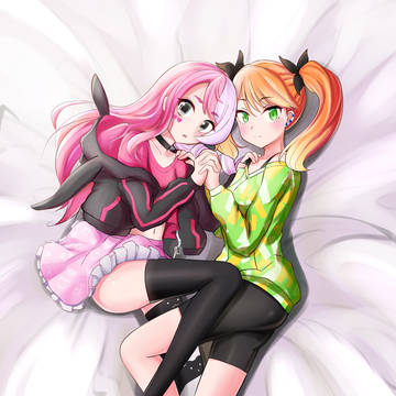 【過去絵修正】メグメグ＆チーちゃん