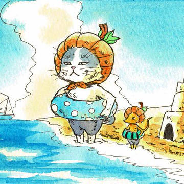 ねこねずみの海開き
