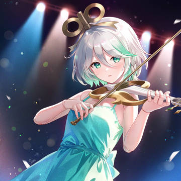 CC playng violin