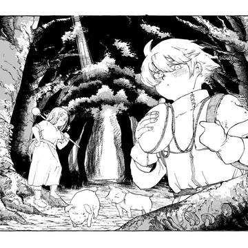森の中
