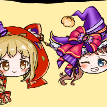 ポピパハロウィンのコスチューム~赤ずきんと魔女