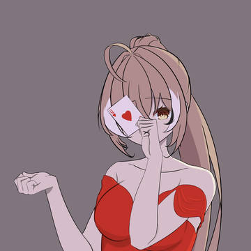 Moom in Liar's Bar's bunny dress