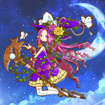 塗らせて頂きました【薔薇と蝶2】