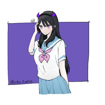 ハロウィン微コスらくがき