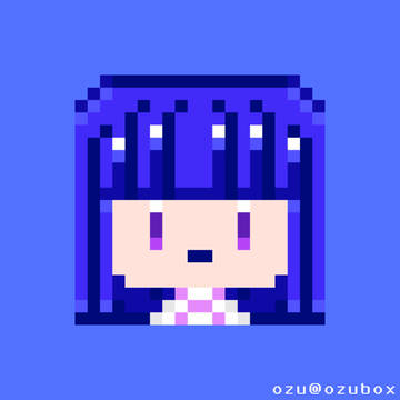 ドットアイコン梨花