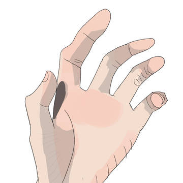 手